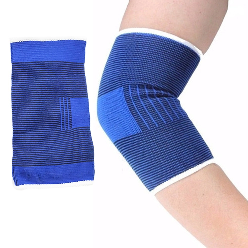 Cotoveleira Poliéster Azul