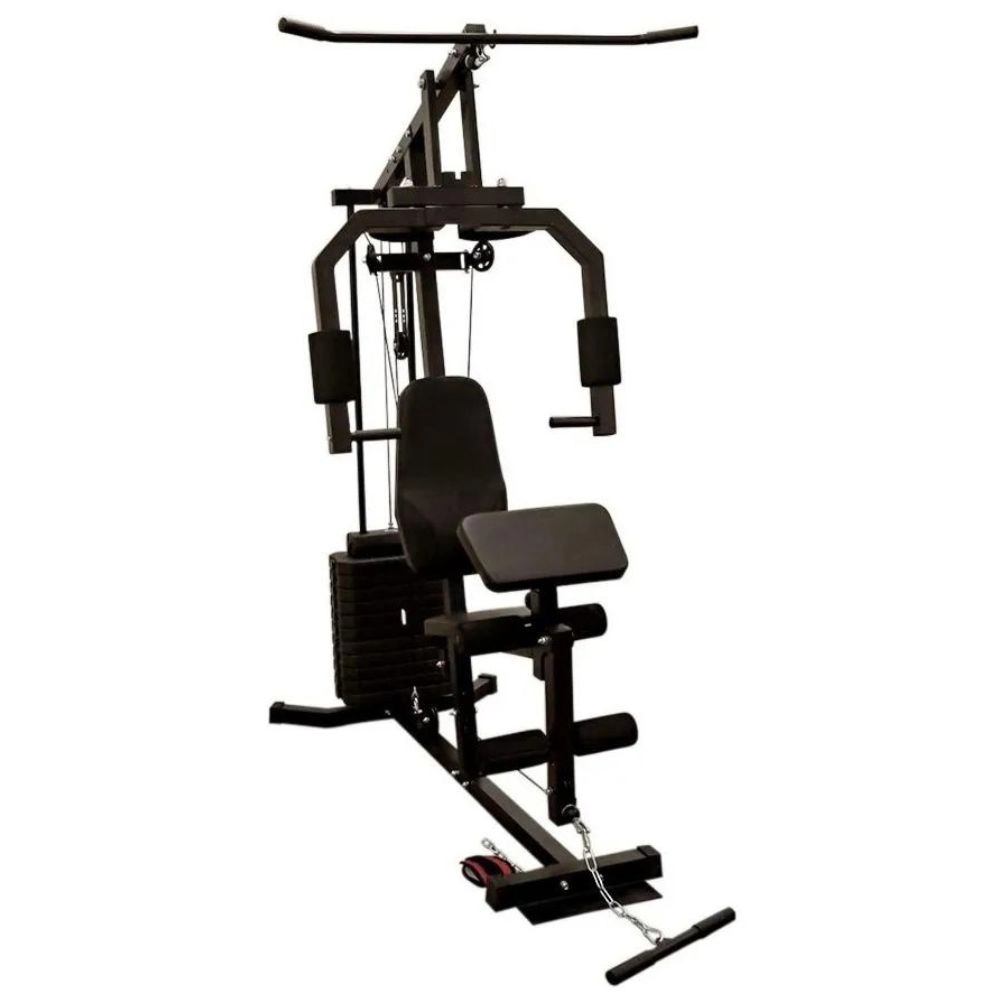 Estação De Musculação 66Kg (Home Gym Station 66Kg) - Bonafit - Preto
