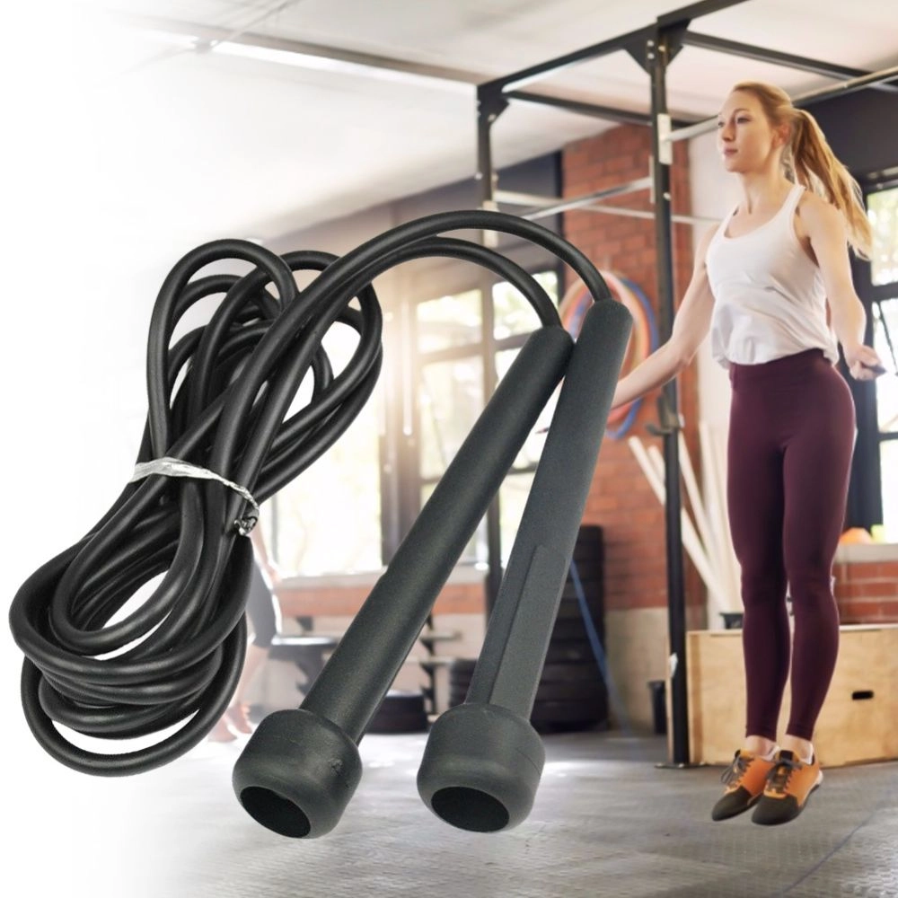 Corda De Pular Pvc (Jump Rope Pvc) - As - Preto