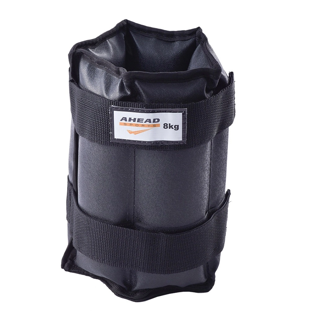 PAR CANELEIRAS DE PESO 8KG (ANKLE WEIGHTS PAIR 8KG) - ULTRAFIT - PRETO