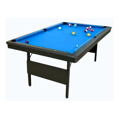 Mesa De Sinuca Bilhar Preta Ahead Sports Com Bolas E Tacos Azul