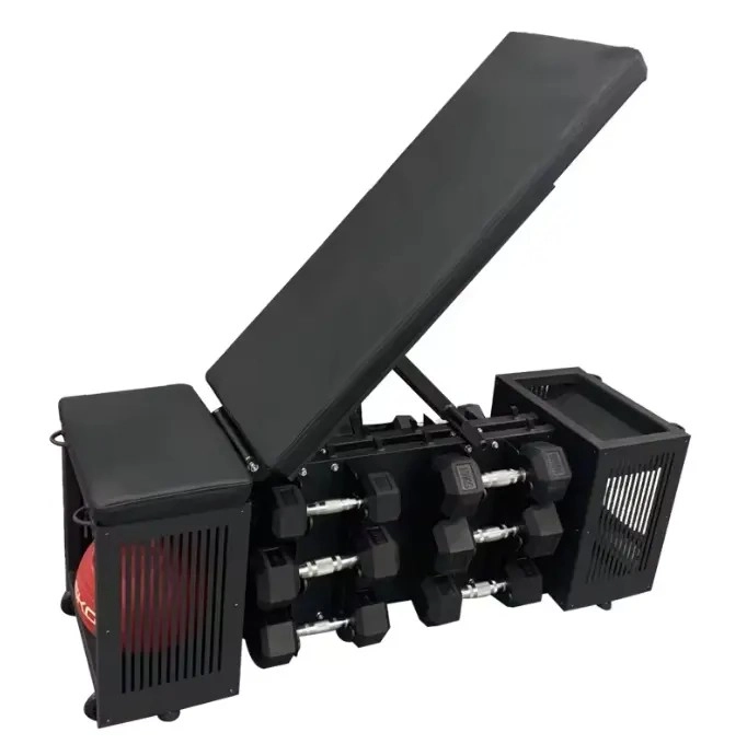 Banco Para Musculação Multifuncional Inclinável (Multifunctional Inclinable Gym Bench) - Absolute - Preto