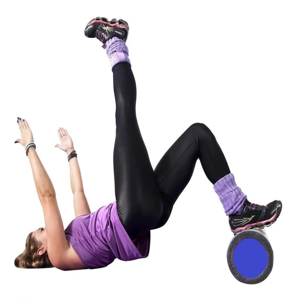 Rolo De Eva Yoga Liberação Miofacial 90X15 (Foam Roler) - Bonafit - Azul Claro