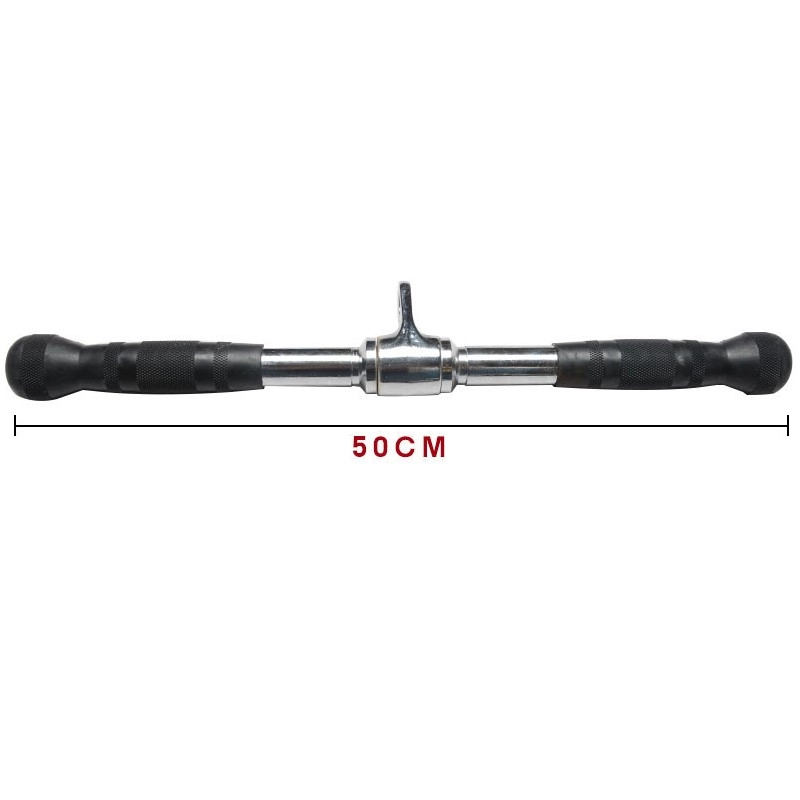 Pulley Puxador Reto Giratorio Emborrachado 50cm Ahead Sports