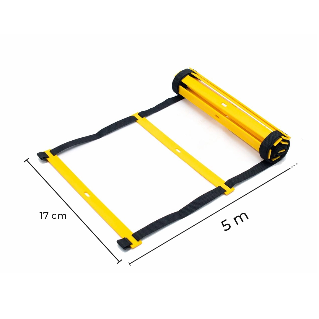 Escada Agilidade Pvc 8 Degraus (Agility Ladders) - Ultrafit - Amarela