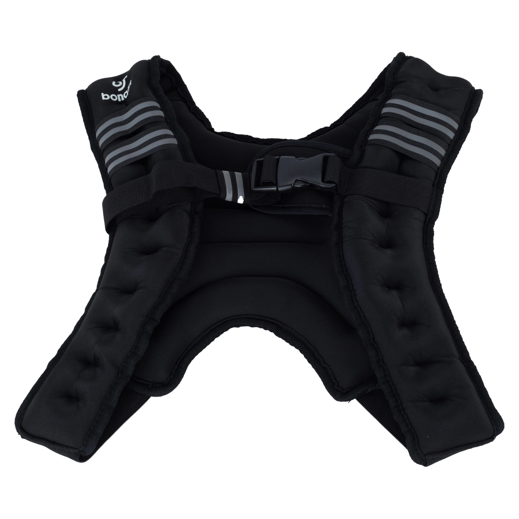 COLETE DE PESO PARA TREINAMENTO FUNCIONAL 10KG (WEIGHT VEST FOR FUNCTIONAL TRAINING) - BONAFIT - PRETO