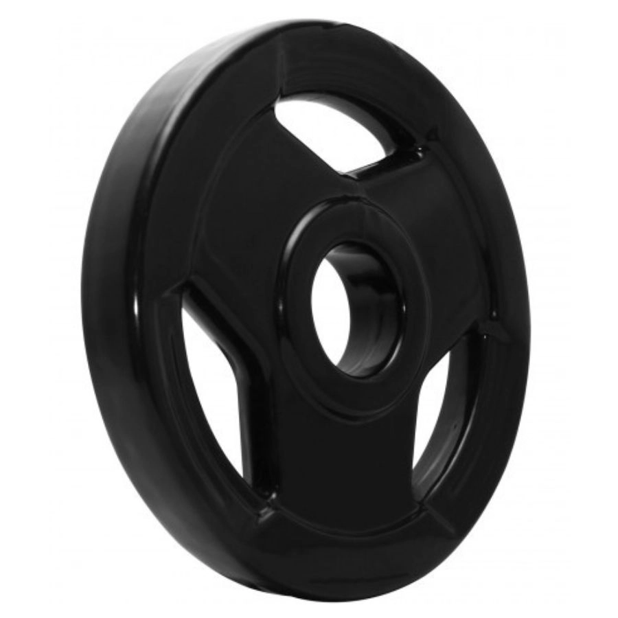 Anilha Sport Emborrachada Furo Standad Ahead Sports 10Kg (Roubber Coated Plate) - Absolute - Preto