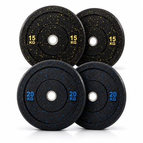 Kit 4 Anilhas Bumper Olímpicas 70Kg High Temp Ahead Sports 50Mm