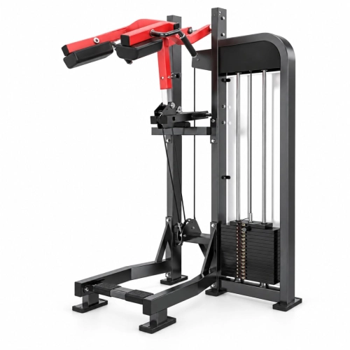 Máquina de Panturrilha em Pé Profissional Standing Calf Raise com Torre de Pesos
