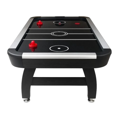 Mesa de Air Hockey Profissional 220V Aero Game Preta com Pontuação Eletrônica