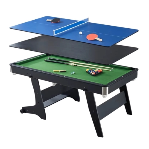 Mesa Multijogos Sinuca E Ping Pong Ahead Sports Dobrável