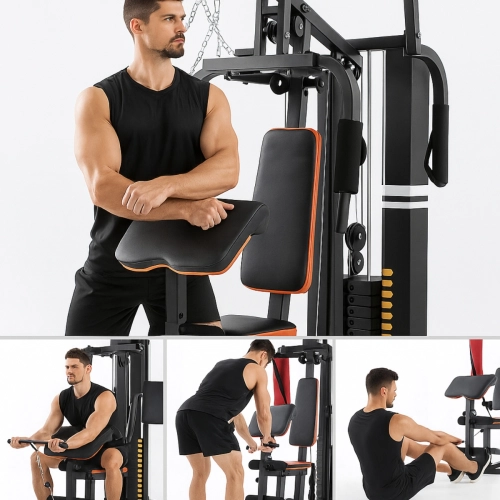 Multi Estação De Musculação 5 Frentes Completa Bonafit