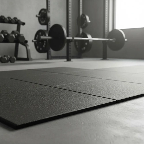 Piso de Borracha Antiderrapante 100 x 100cm 15mm Ahead Sports Profissional