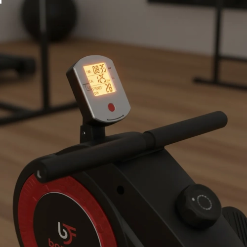 Remo Seco Simulador Aparelho Remador Para Musculação Academia Bonafit Preto