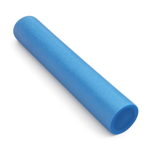 Rolo De Yoga Pilates Massagem Liberação Miofascial Bonafit Azul 90cm