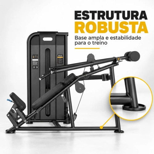 Supino Inclinado Convergente Profissional com Torre de 110kg