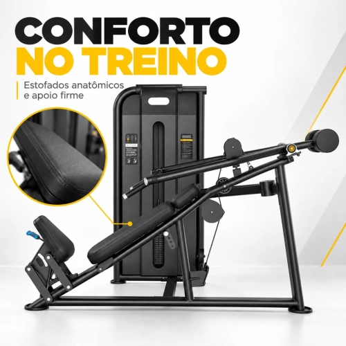 Supino Inclinado Convergente Profissional com Torre de 110kg